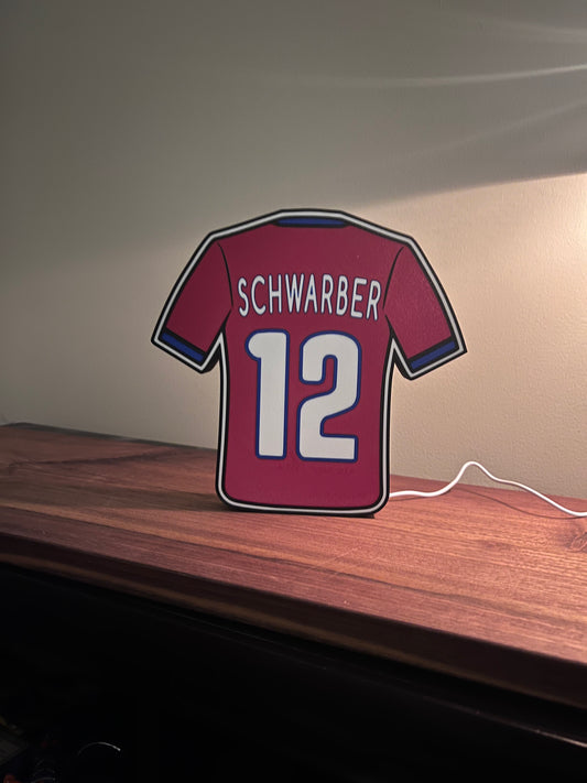 Schwarber 12 Baseball Jersey Lightbox