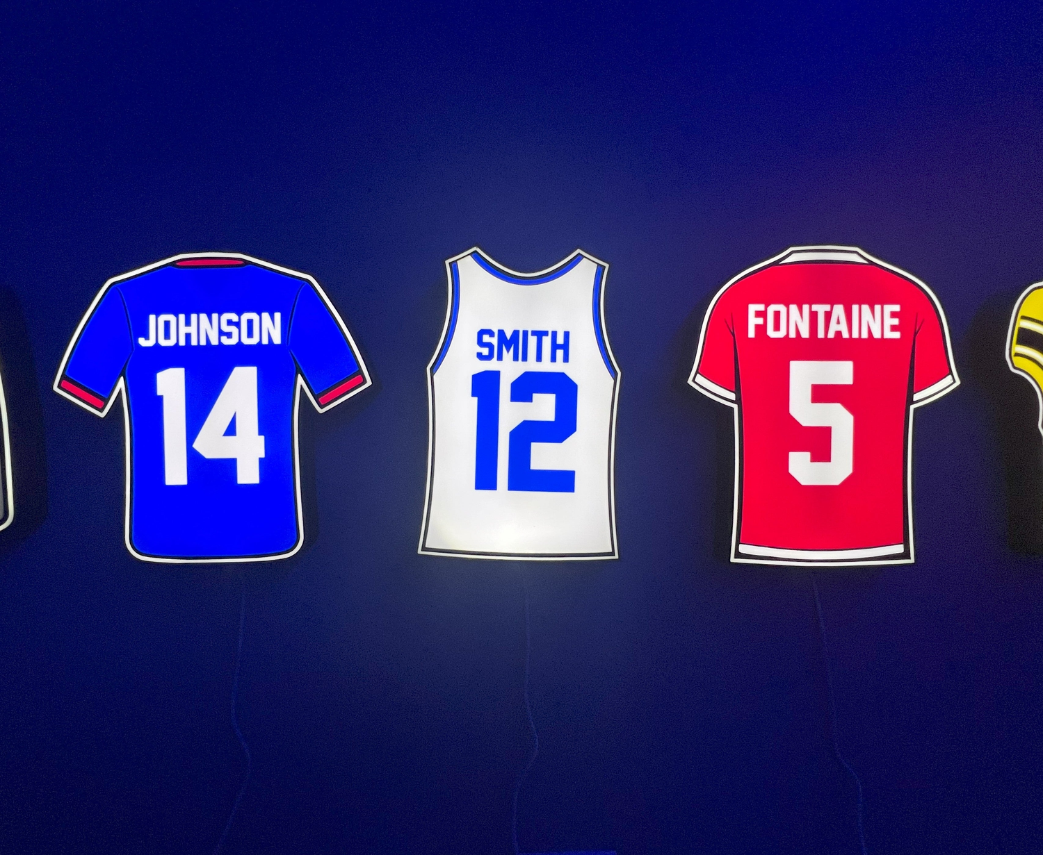 Custom Jersey Lightboxes