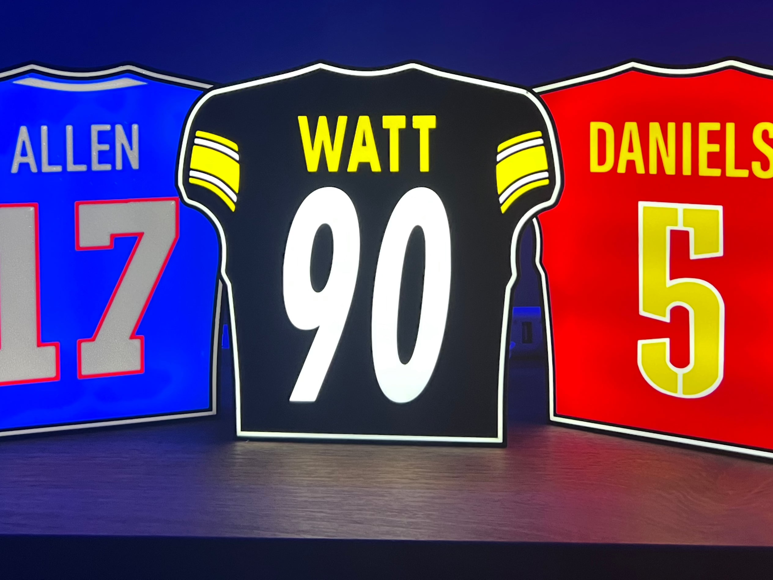 Football Jersey Lightboxes – Light Em Up
