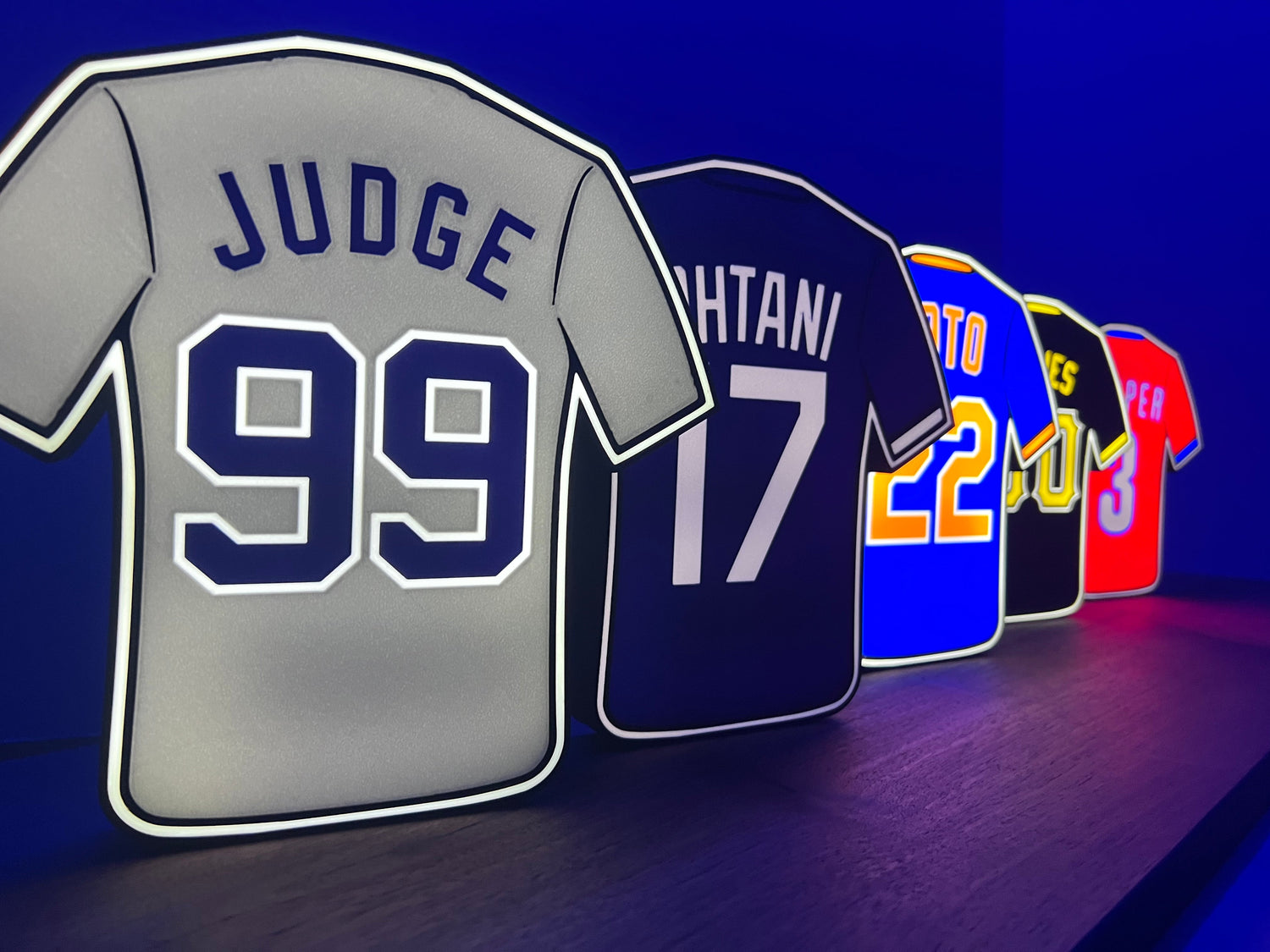 Baseball Jersey Lightboxes