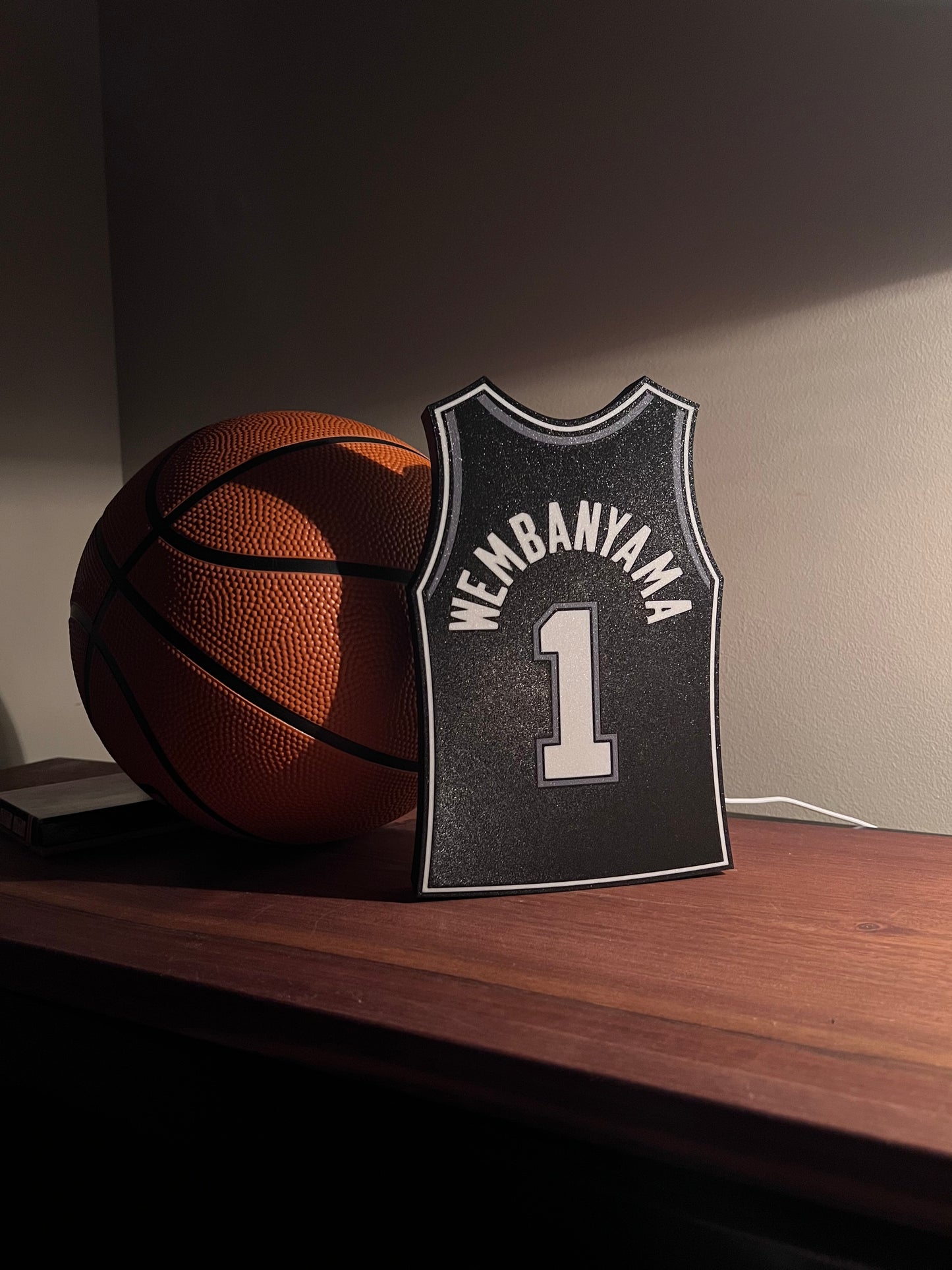 Wembanyama 1 Basketball Jersey Lightbox