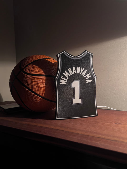 Wembanyama 1 Basketball Jersey Lightbox