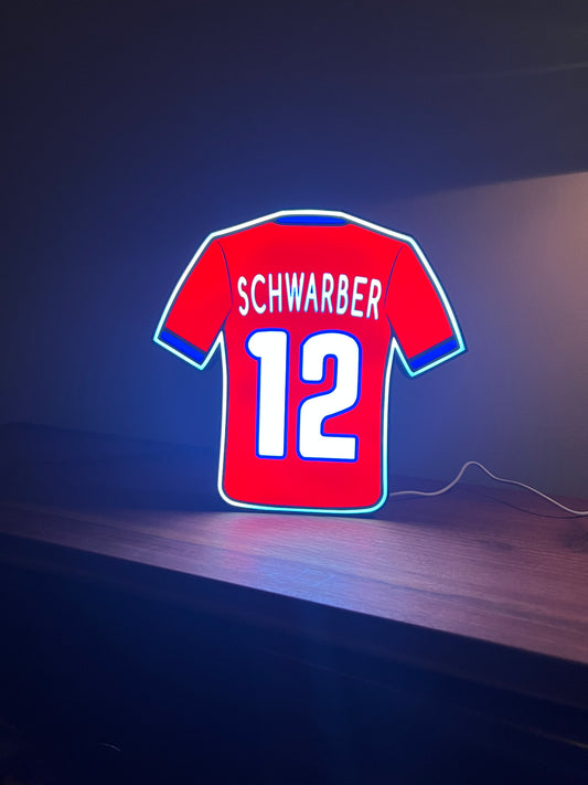 Schwarber 12 Baseball Jersey Lightbox