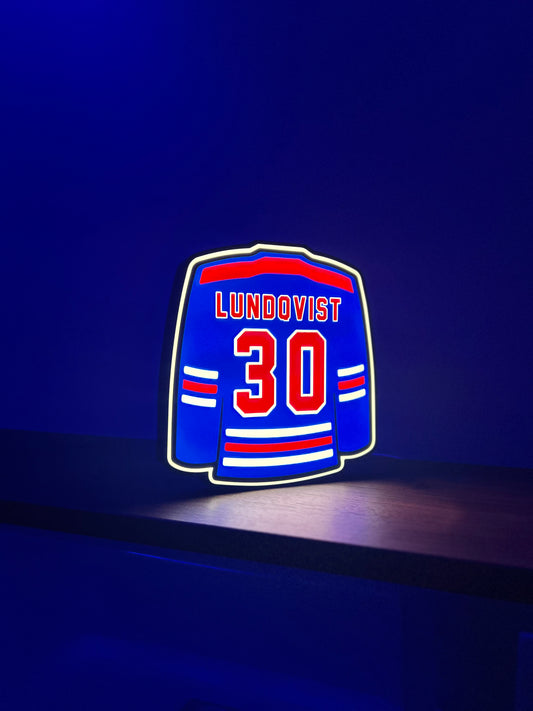 Lundqvist 30 Hockey Lightbox