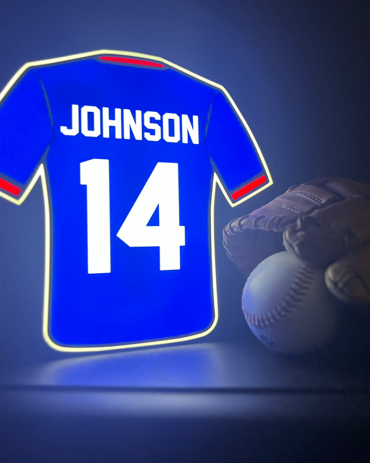 Custom Baseball Jersey Lightbox