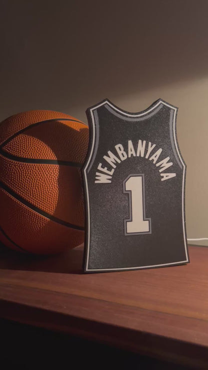 Wembanyama 1 Basketball Jersey Lightbox